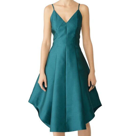 Keepsake The Label Translate Midi sleeveless gown dramatic Dress in Emerald MED - Picture 1 of 7